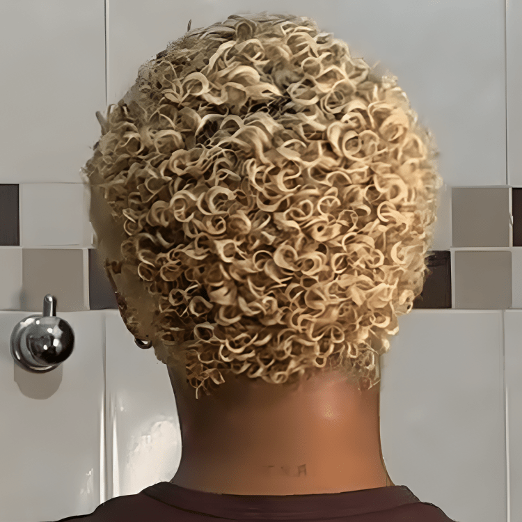 Ailuxy  Perruque Lace 13X4 couleur #60 identique à l'image