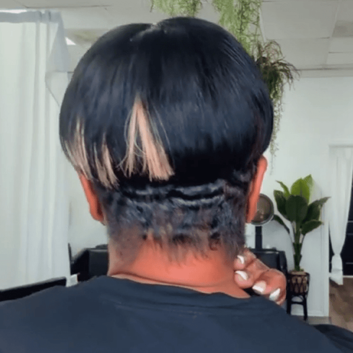 AILUXY Perruque courts personnalisés