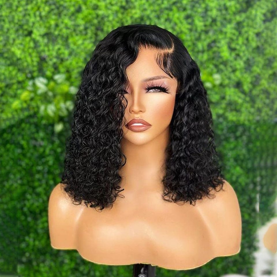 AILUXY HAIR FR Perruque Vente En Gros Numéro 12(Lisse: 4x4 Lace /Curly :13x4 Lace)