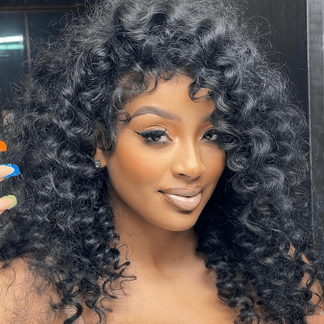 La mode AILUXY 13x4 Lace Frontal Perruque Rose Wavy Courte Bob Perruque 200% Densité