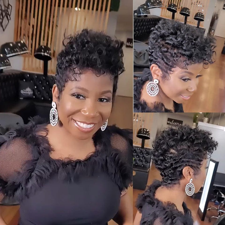 AILUXY Perruques Sublimes,perruque super vague populaire, identique à l'image perruque en dentelle complète 2.0