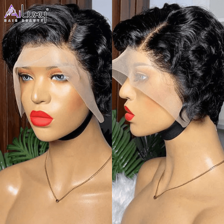 AILUXY 13x4 lace Perruques 00% densité Vrais 100% Cheveux Humains comme sur la vidéo 2 - 3 jours reçus+Un beau cadeau