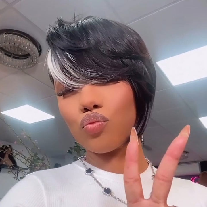 AILUXY 13x4 lace Perruques Naturelles en Cheveux 100% Humains - Élégance Garantie