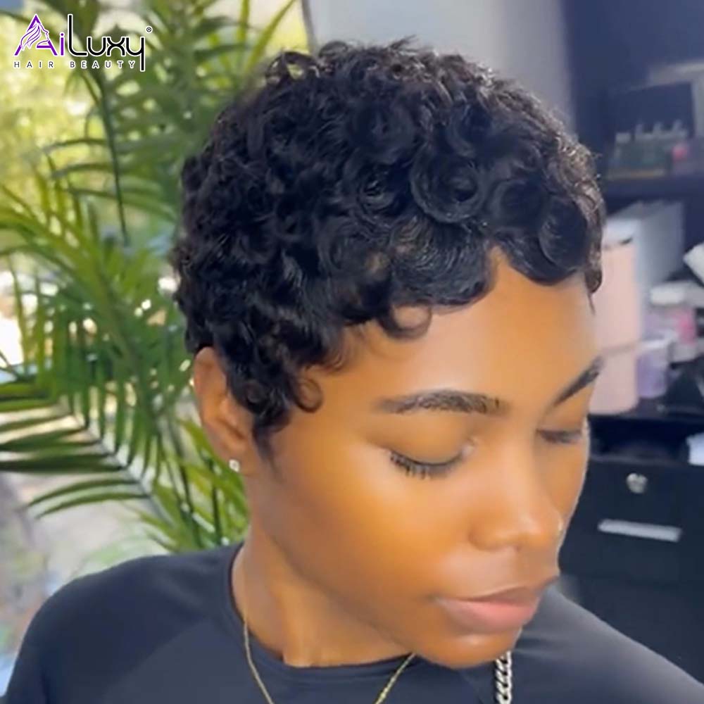 AILUXY Perruque coupe courte | Style Court