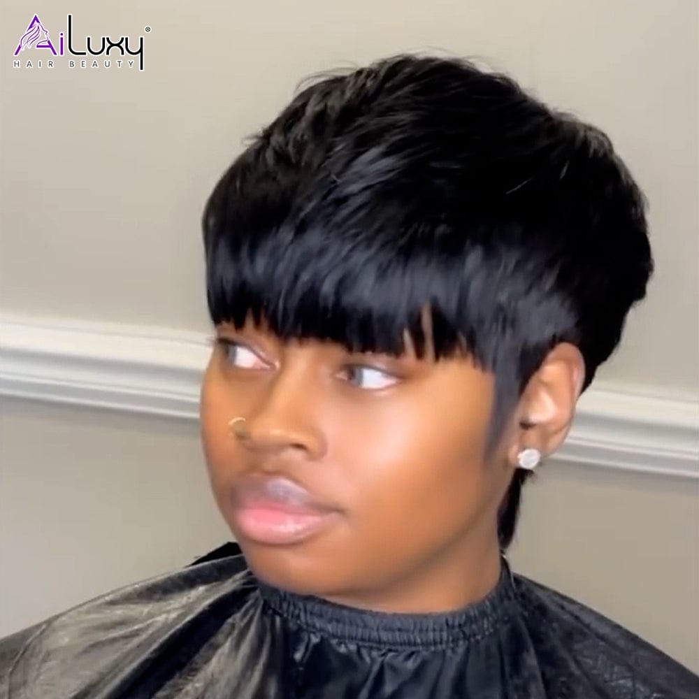 AILUXY Perruque fabriquée à la machine | Chic Naturel