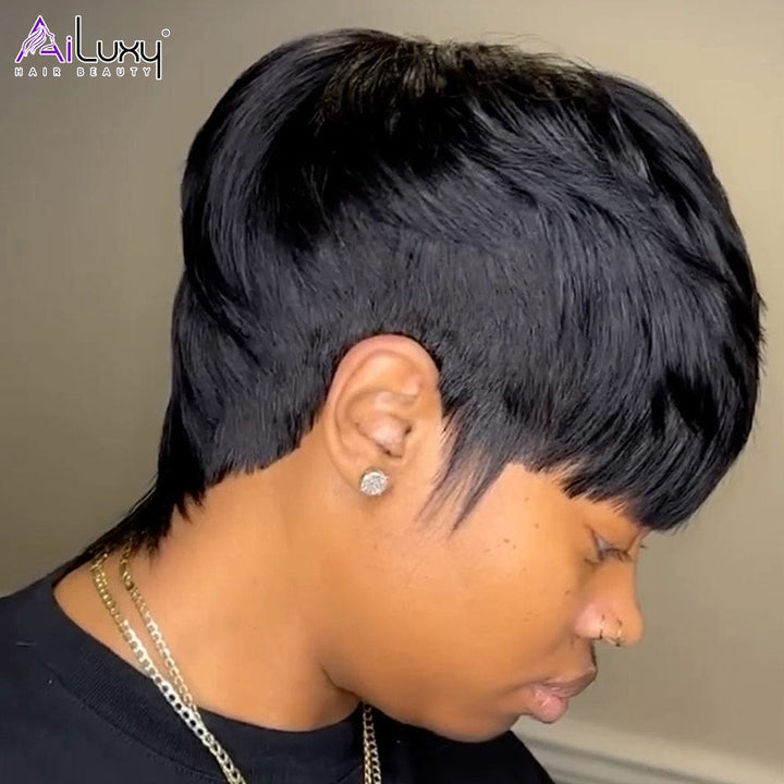 AILUXY Perruque fabriquée à la machine | Chic Naturel