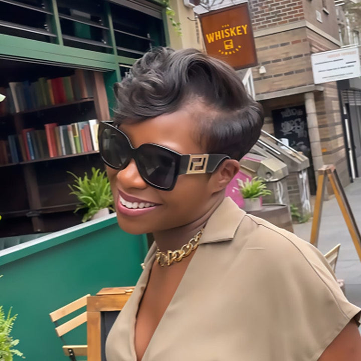 Ailuxy  Perruque lace front invisible 13X4 couleur Noir Éblouissez avec Nos Perruques Naturelles