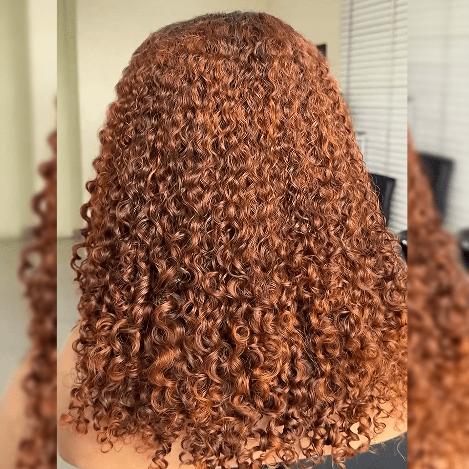 AILUXY Briller Perruque 100% Cheveux Humains comme sur la vidéo 3 - 4 jours reçus+Un beau cadeau