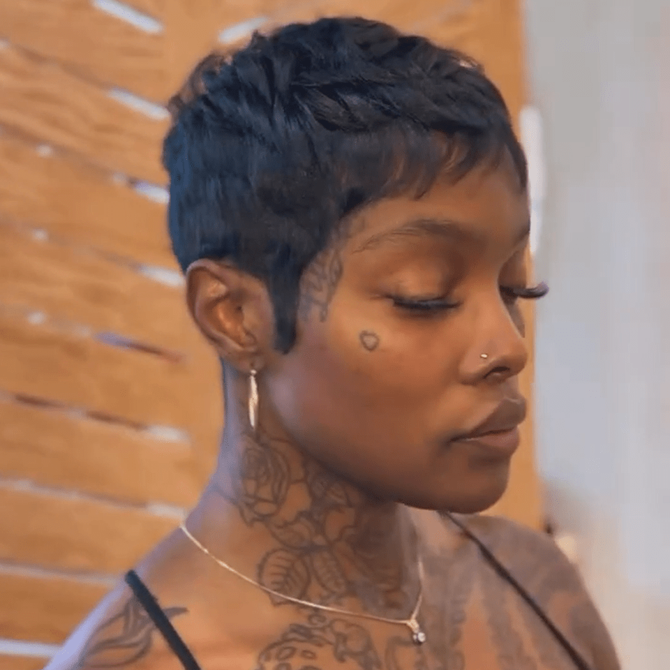 (En France )AILUXY Perruque PIXIE à coupe effilée fabriquée à la machine