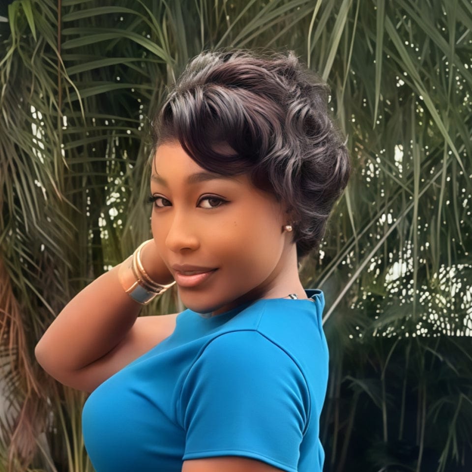 AILUXY Perruque personnalisée avancée pixie lace 13x4 hyper réalistes, ultra légères et qui respirent