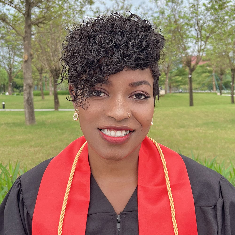 AILUXY Perruque Style Sexy avec Raie sur le Côté et Boucles