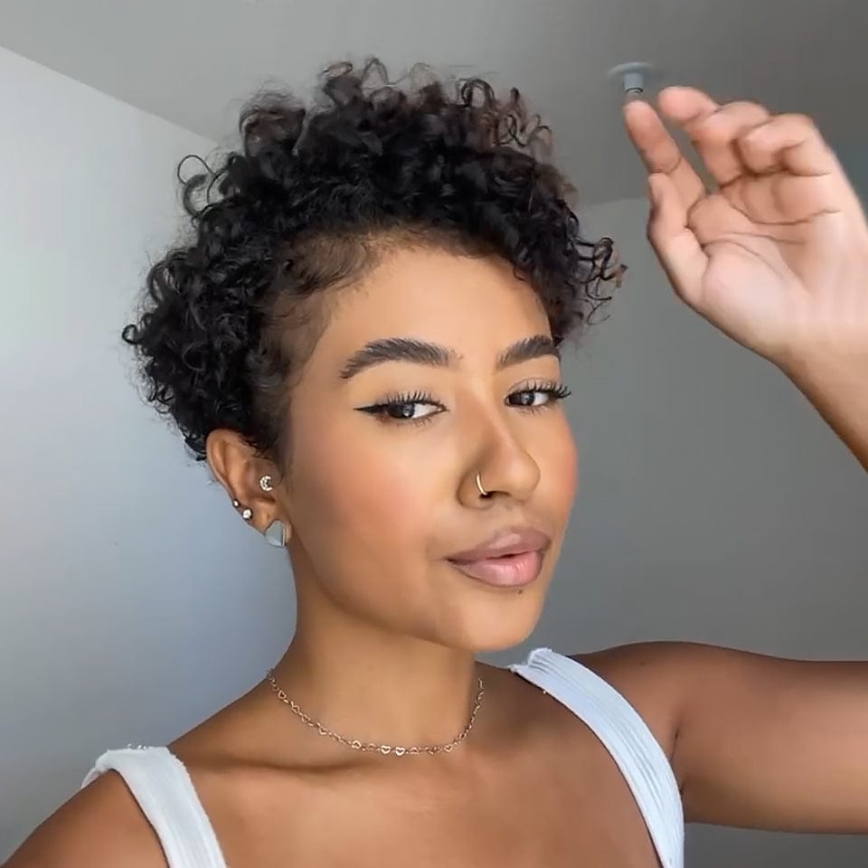 AILUXY 13x4 Lace Frontal Bob 200% densité Cheveux Courts Bohèmes Look Tendresse en 5 Minutes 2