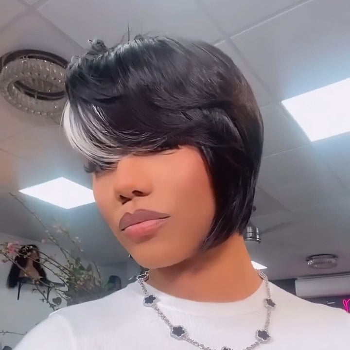 AILUXY 13x4 lace Perruques Naturelles en Cheveux 100% Humains - Élégance Garantie