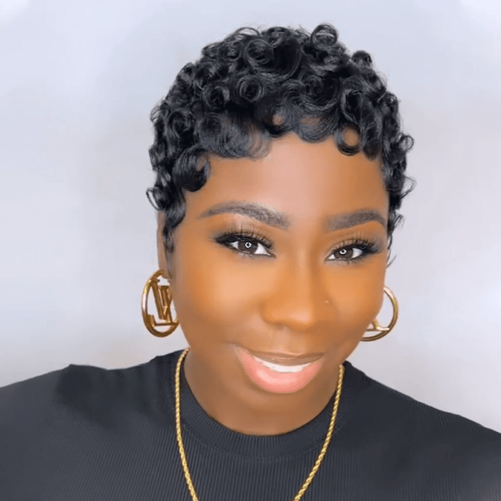 AILUXY Perruque coupe courte | Style Court