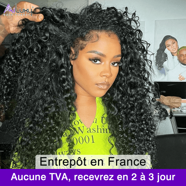 AILUXY 13x6 Lace Frontal Beyonce 200% densité Vrais 100% Cheveux Humains comme sur la vidéo 2 - 3 jours reçus+Un beau cadeau