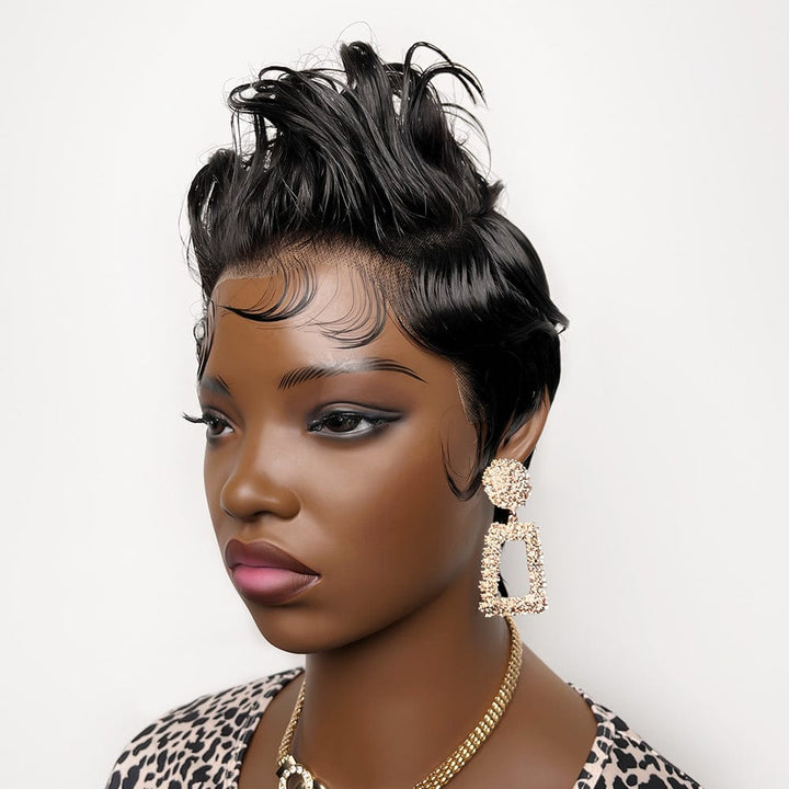 AILUXY Tout en dentelle Perruque 100% Cheveux Humains comme sur la vidéo 2 - 3 jours reçus+Un beau cadeau