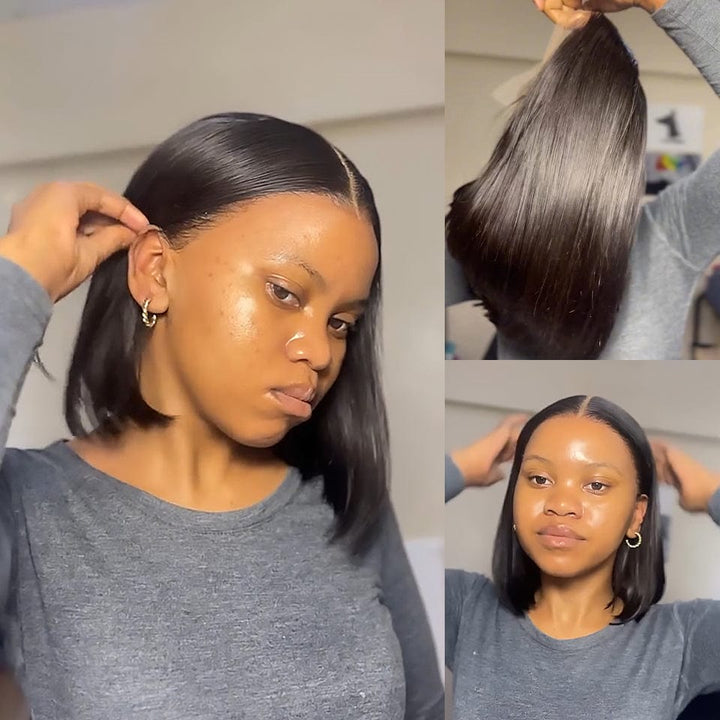 Ailuxy perruque lace closure 4x4 lace 8pouces