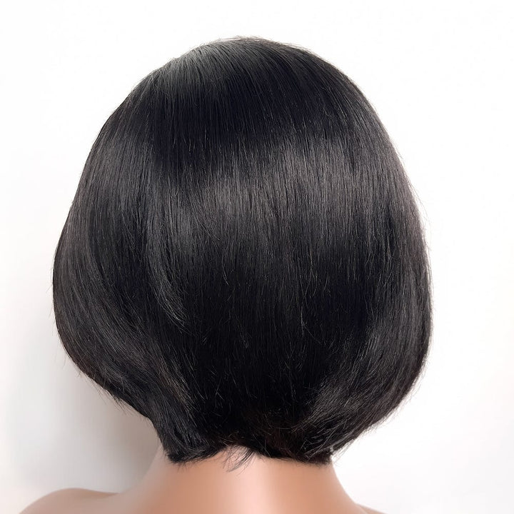 AILUXY 4x4 Lace Bob Perruque 100% Cheveux Humains comme sur la vidéo 2 - 3 jours reçus+Un beau cadeau