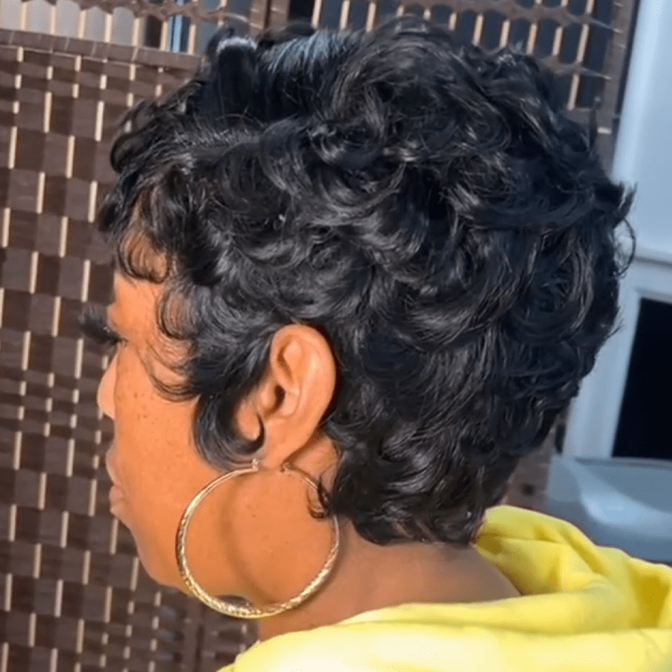 AILUXY Lace Frontal Perruque Identique à l'image 2.0 Style afro chic