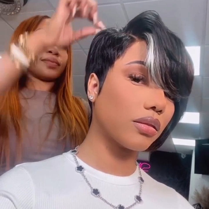 AILUXY 13x4 lace Perruques Naturelles en Cheveux 100% Humains - Élégance Garantie