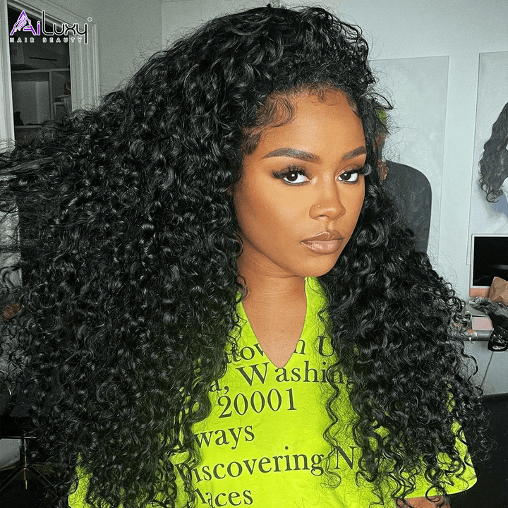 AILUXY 13x6 Lace Frontal Beyonce 200% densité Vrais 100% Cheveux Humains comme sur la vidéo 2 - 3 jours reçus+Un beau cadeau