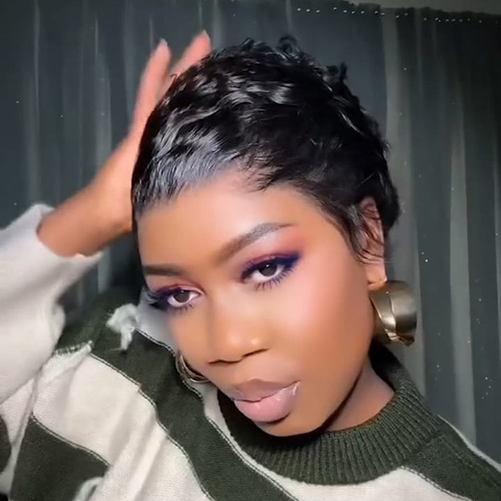 AILUXY 13x4 Lace Nouvelle Collection Printemps Noir perruque