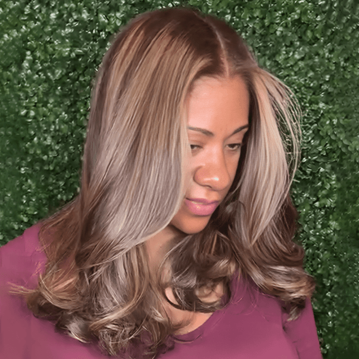 AILUXY Nouvelle Collection Printemps Perruque 13x4 Lace Perruque teinte de qualité supérieure