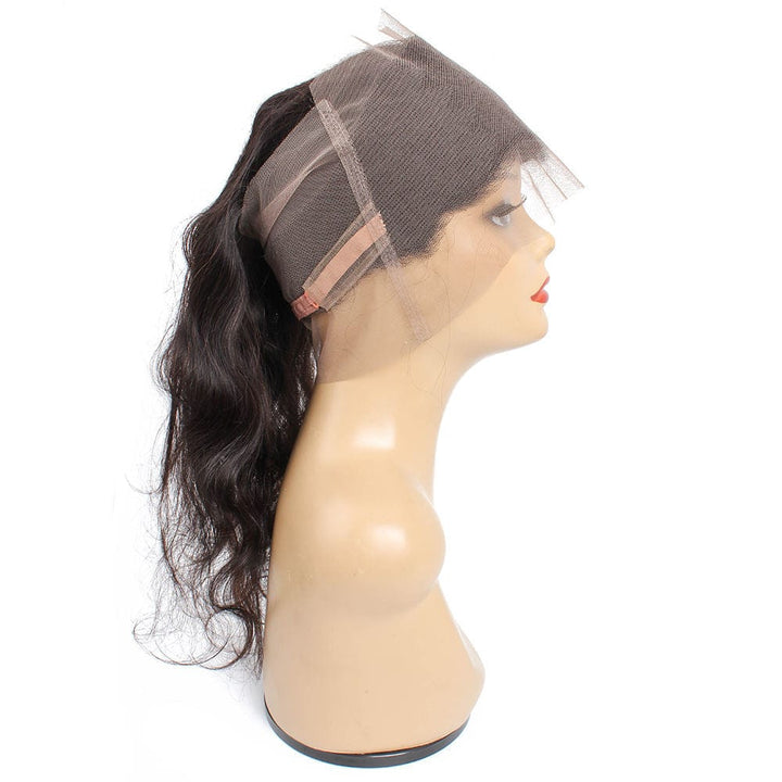 AILUXY 360 Lace Frontal Perruque Body Wave Longue Noir 200% densité 100% cheveux humains Je voudrais comme sur la vidéo