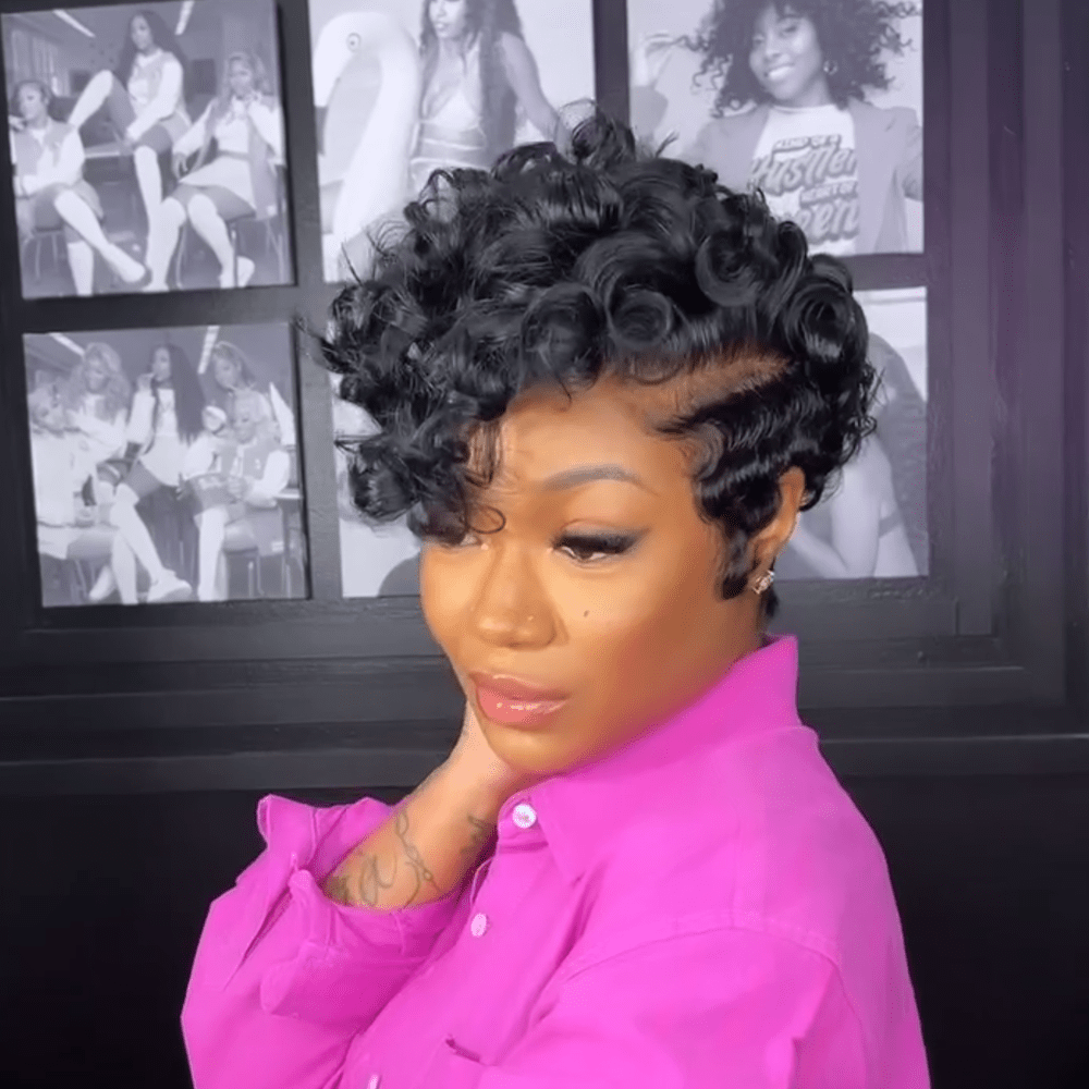 AILUXY Sexy 5X5 lutin partiel bouclé 6 pouces