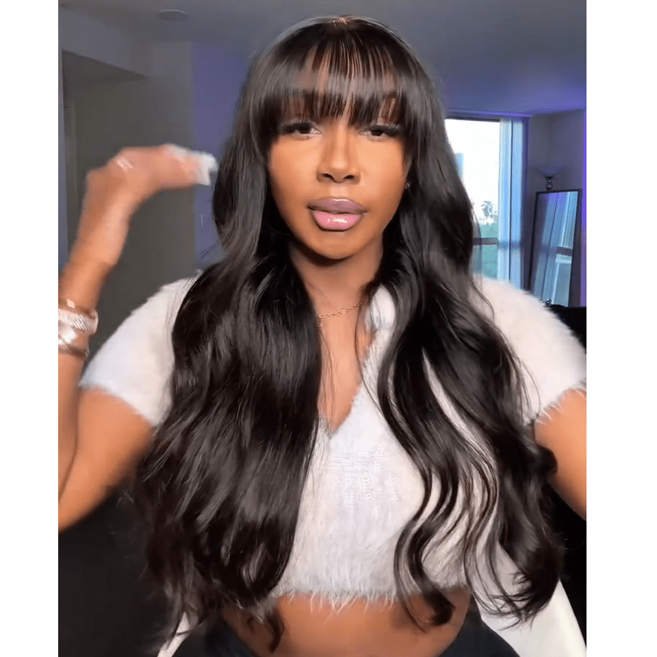 AILUXY 18pouces Perruque 100% Cheveux Humains comme sur la vidéo 3 - 4 jours reçus+Un beau cadeau