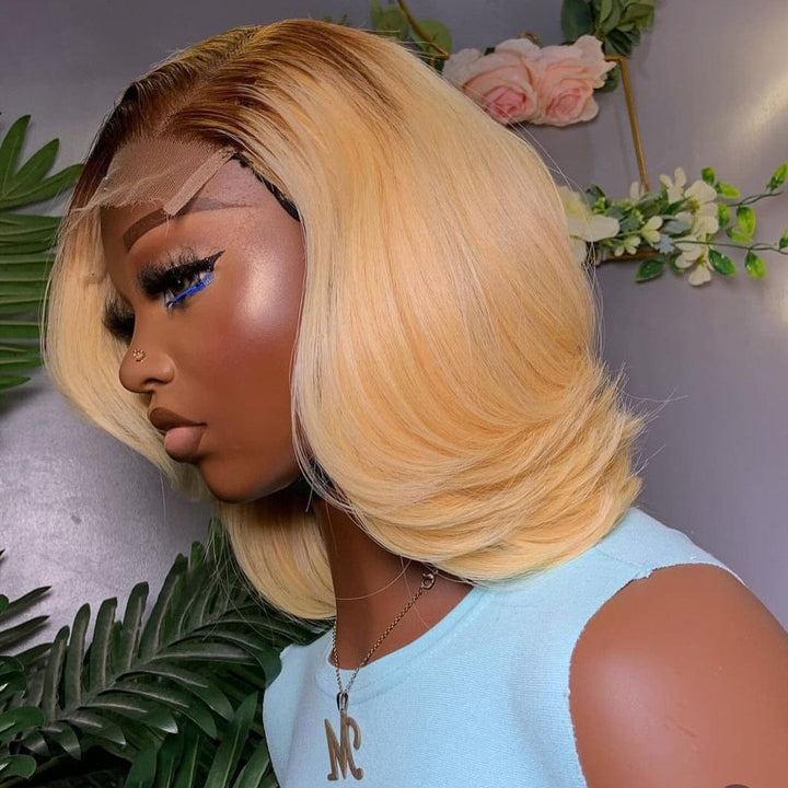 AILUXY 13x4 Lace Frontal Blond Ferri Perruque