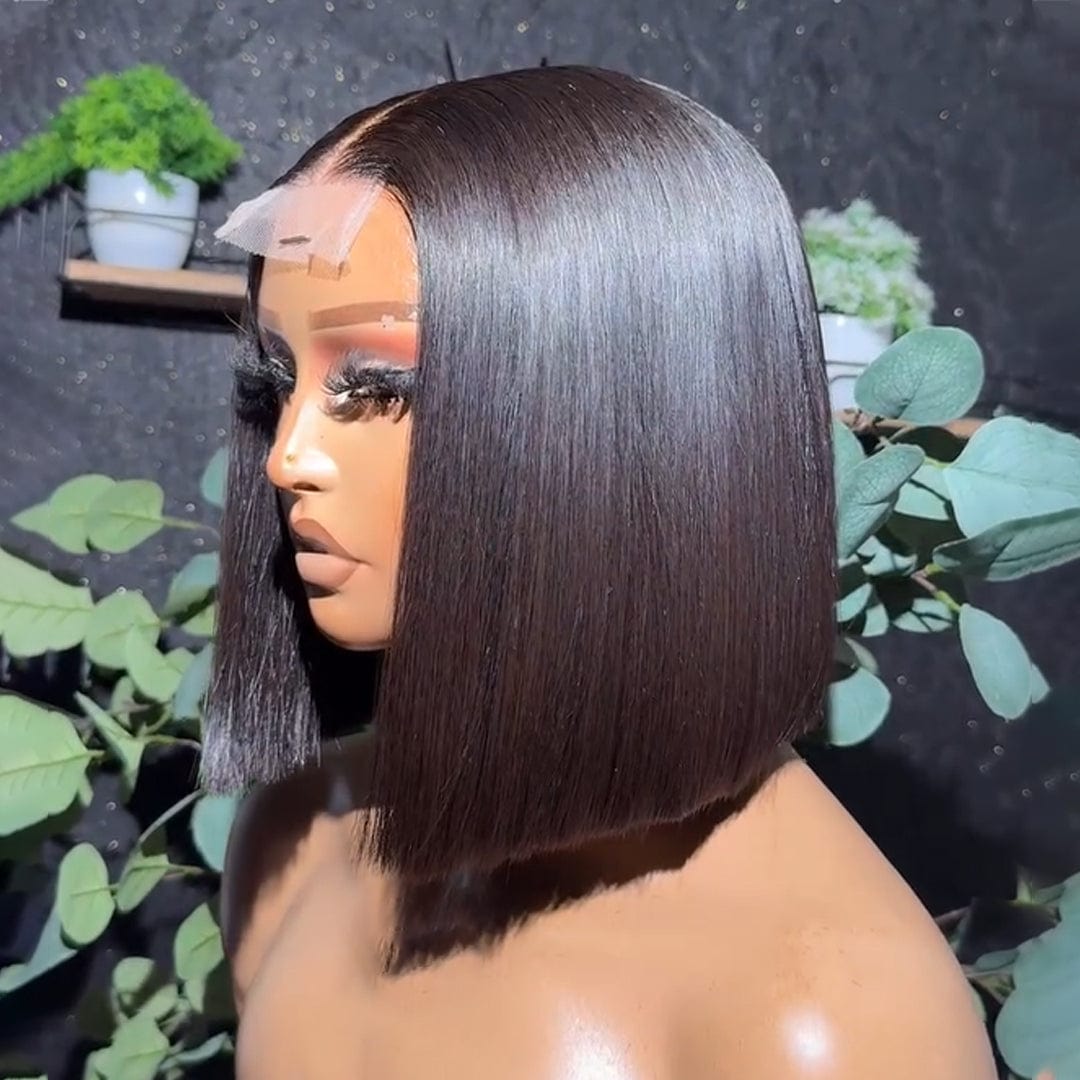 AILUXY Perruque Bob Luxe 2x6 en Dentelle Mode Haut de Gamme Française | Version améliorée 2.0