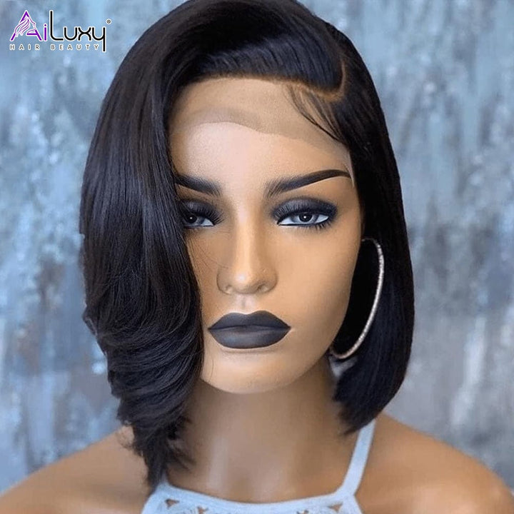AILUXY Perruque Bob en dentelle tendance