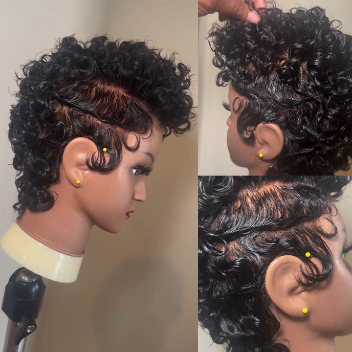 AILUXY Perruques Sublimes,perruque super vague populaire, identique à l'image perruque en dentelle complète