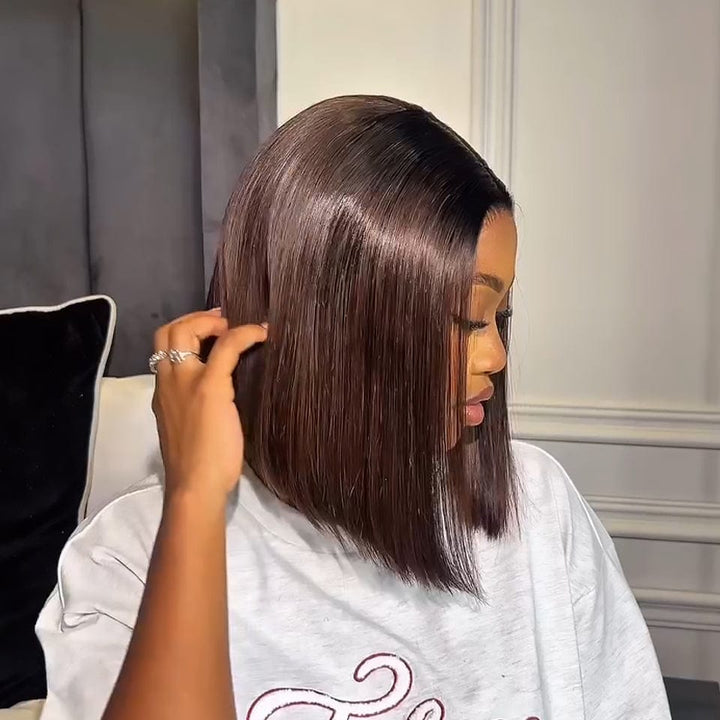 AILUXY lisse perruque 100% Cheveux Humains Identique à l'image meilleures perruques