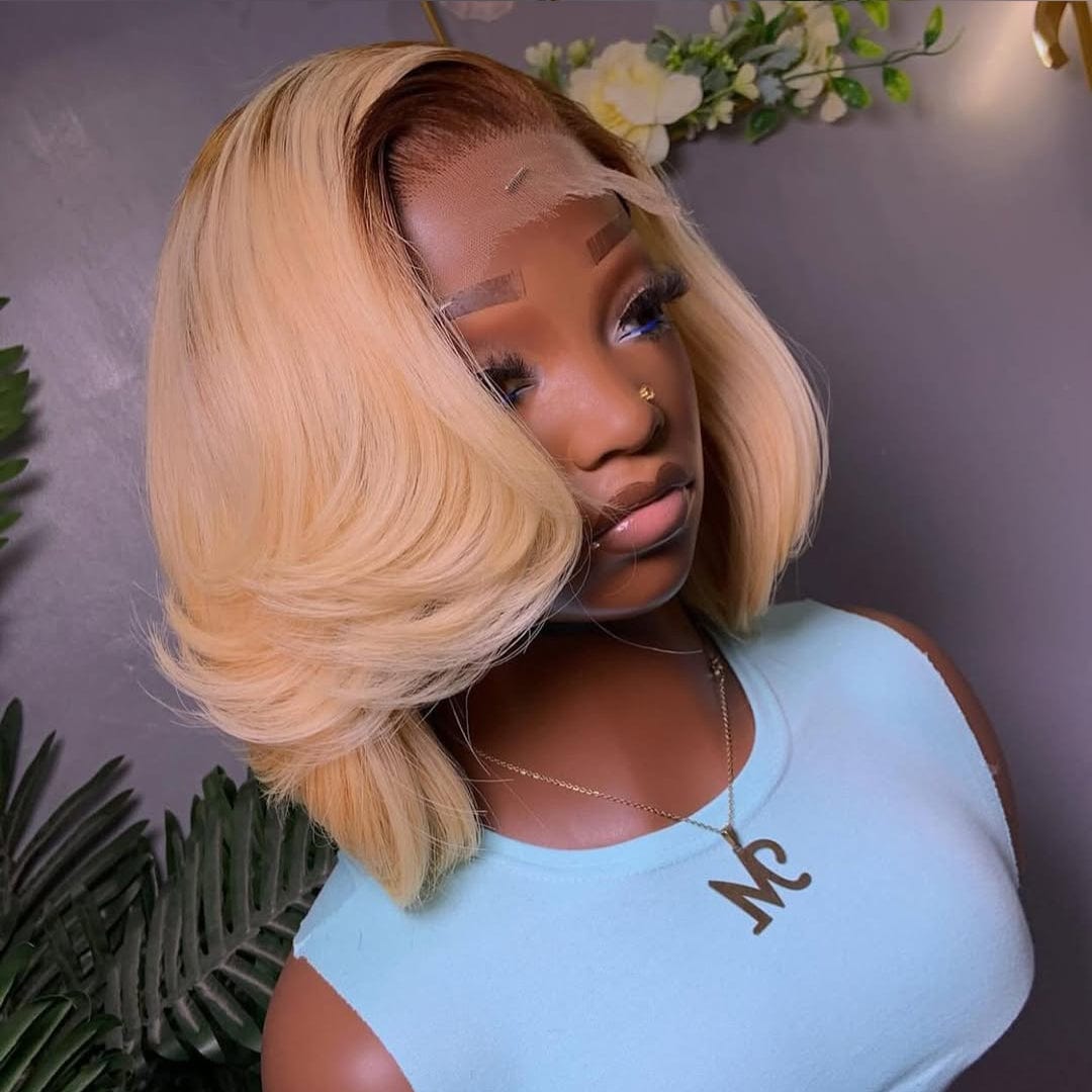 AILUXY 13x4 Lace Frontal Blond Ferri Perruque