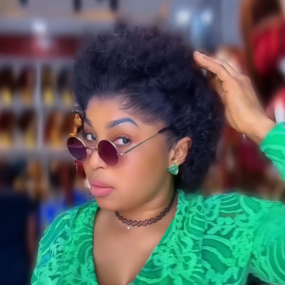 Perruque afro-africaine en dentelle frontale, cheveux naturels, pelucheux, bouclés, chenille, couverture de cheveux courts