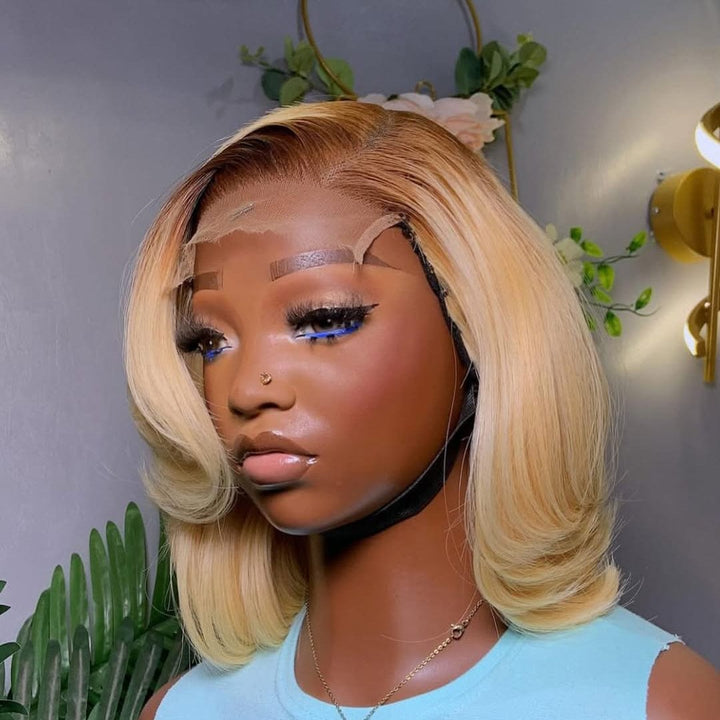 AILUXY 13x4 Lace Frontal Blond Ferri Perruque