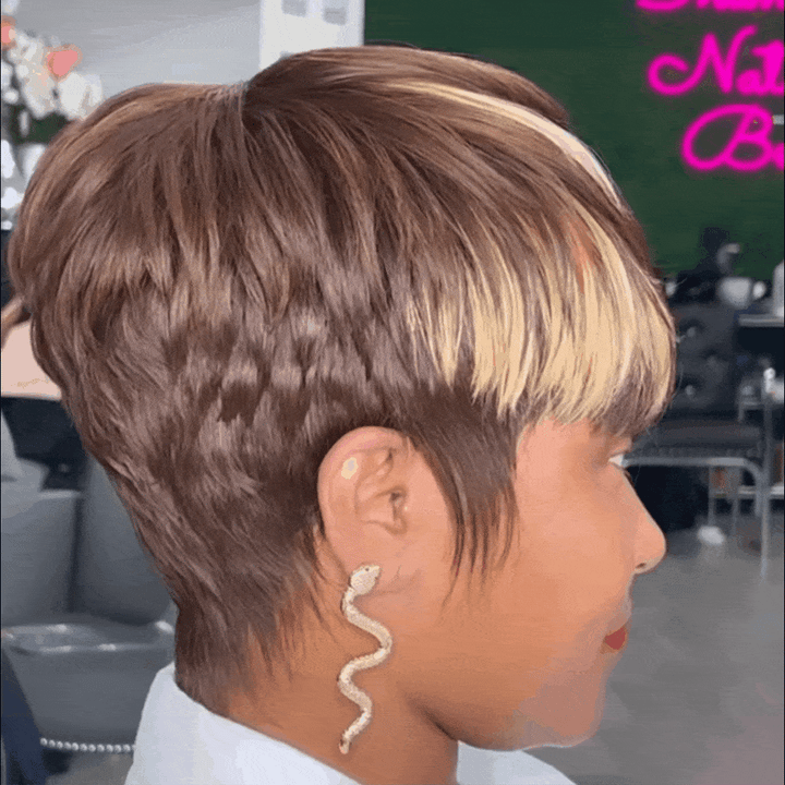 AILUXY Perruque personnalisée avancée Une nouvelle perruque stylée 2