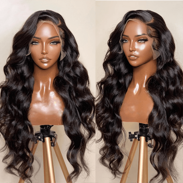 AILUXY HAIR FR Perruque Vente En Gros Numéro 4(Lisse: 4x4 Lace/Body Wave: 13x4 Lace)