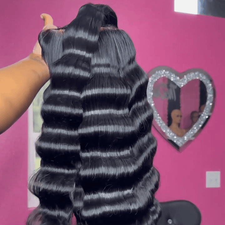(Dernier Prix) AILUXY 13x4 Lace Frontal Bob Perruque 100% Cheveux Humains comme sur la vidéo 2 - 3 jours reçus+Un beau cadeau