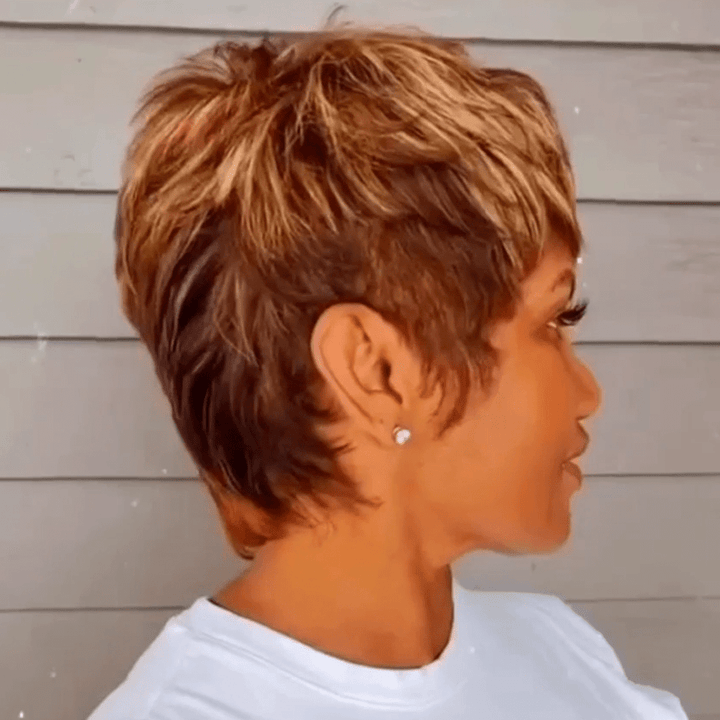 AILUXY Mieux Couleur Susan Perruque 100% Cheveux Humains Achetez une perruque et obtenez une perruque gratuite