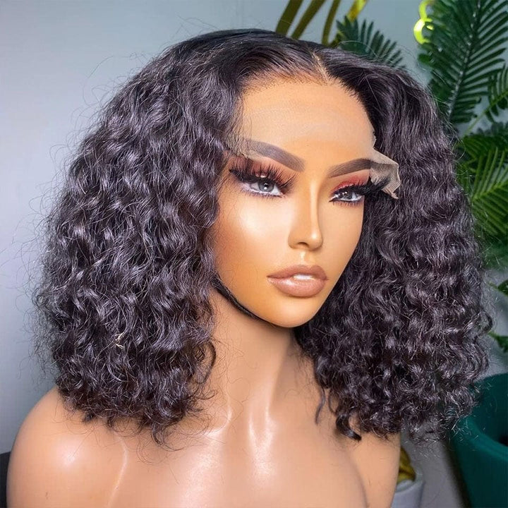 AILUXY Perruque ondulée Deep Wave 4x4 Lace Closure | Style chic et confortable