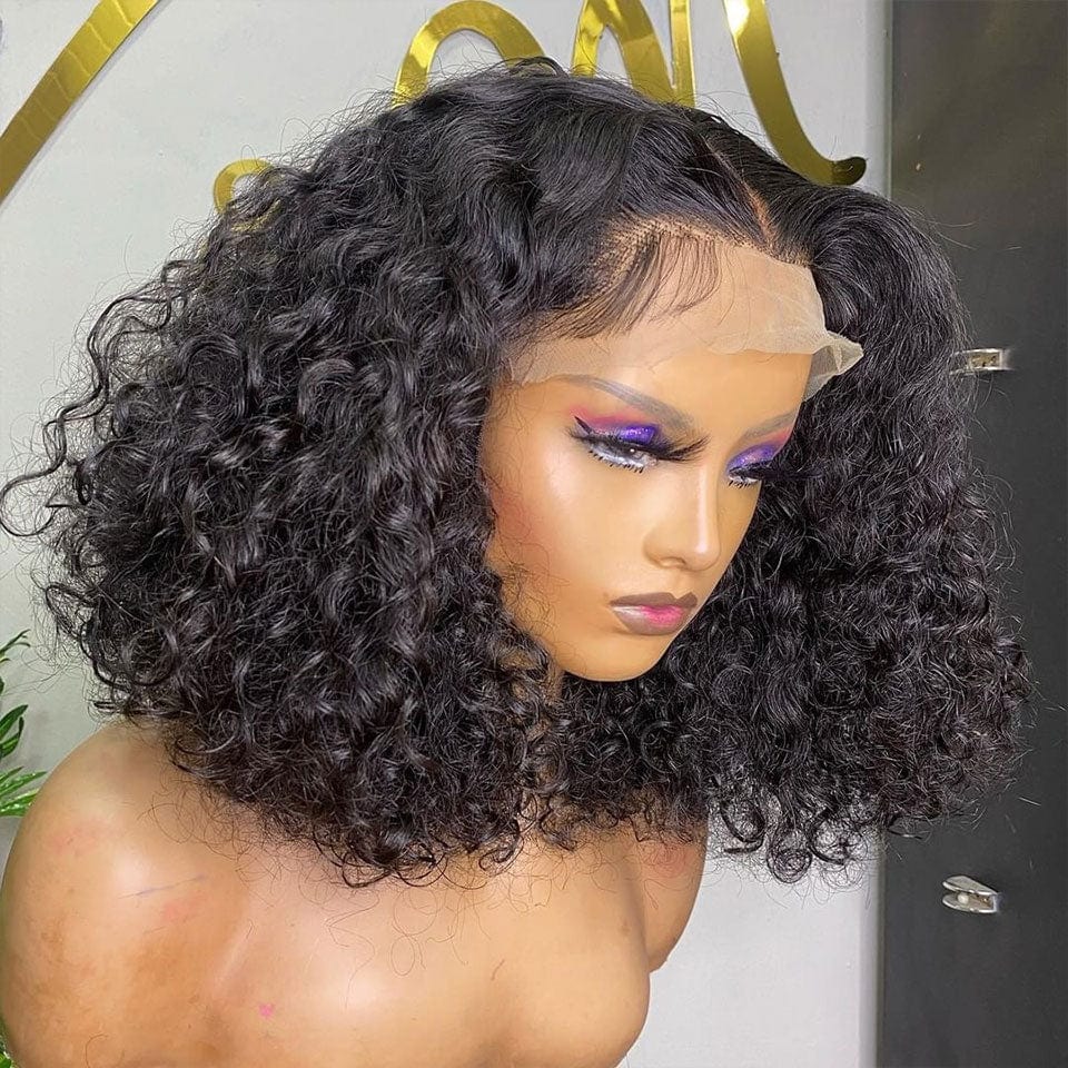 AILUXY Perruque ondulée Deep Wave 4x4 Lace Closure | Style chic et confortable