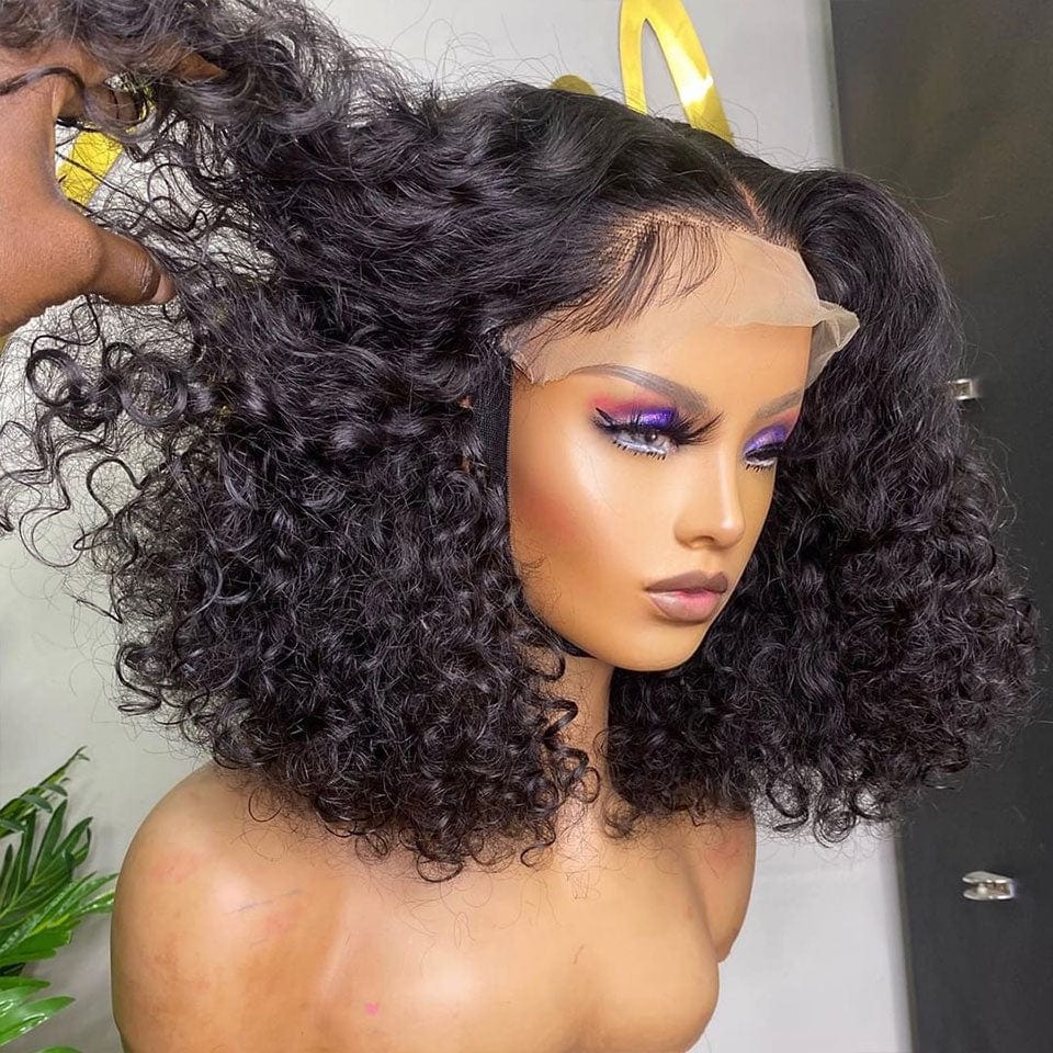 AILUXY Perruque ondulée Deep Wave 4x4 Lace Closure | Style chic et confortable