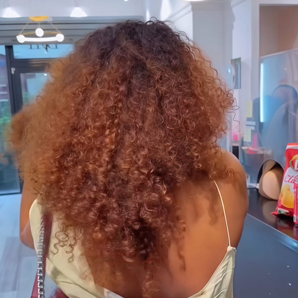 AILUXY 13x4 Lace Frontal 1bt27 curly Perruque vietnamienne de haute qualité OFFRE EXCLUSIVE