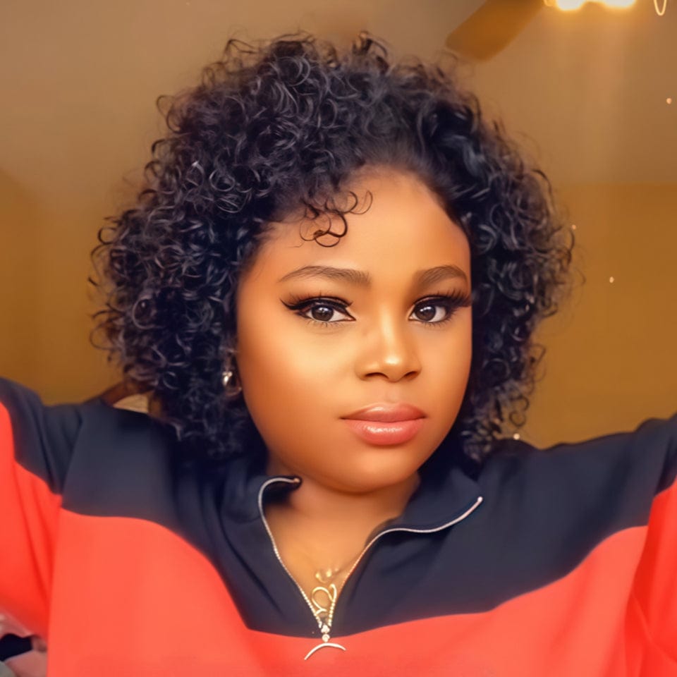 AILUXY Perruque Perruque Courte et Texturée Look Dynamique et Jeune