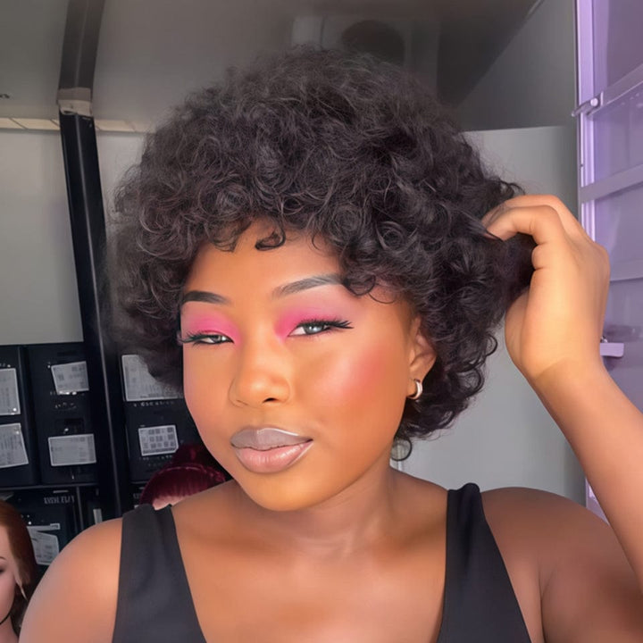 AILUXY Perruque Afro Élégante Style Naturel et Puissant