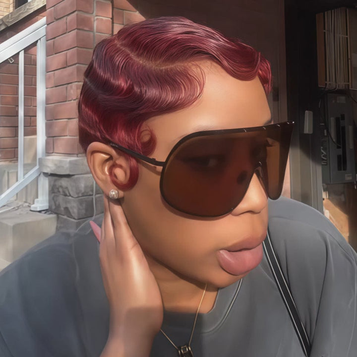 AILUXY Nouvelle Teinte Perruque 99J Tendance Absolue