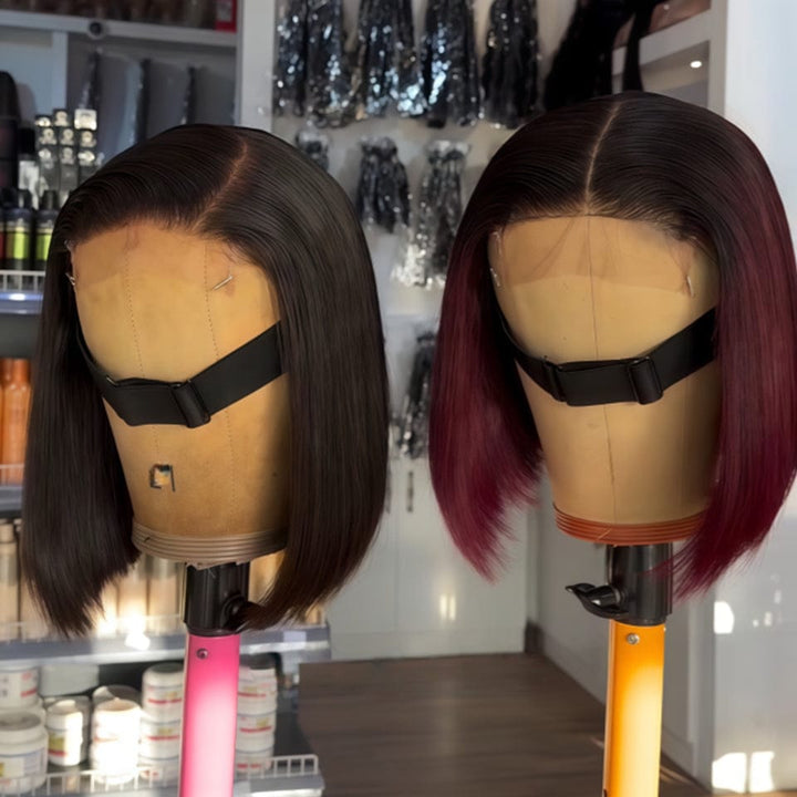 AILUXY  13x4 lace perruque de couleur combo perruque identique à l'image 2.0